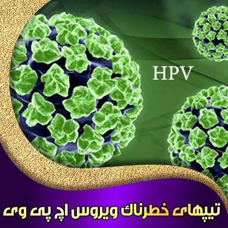 تیپهای خطرناک ویروس اچ پی وی